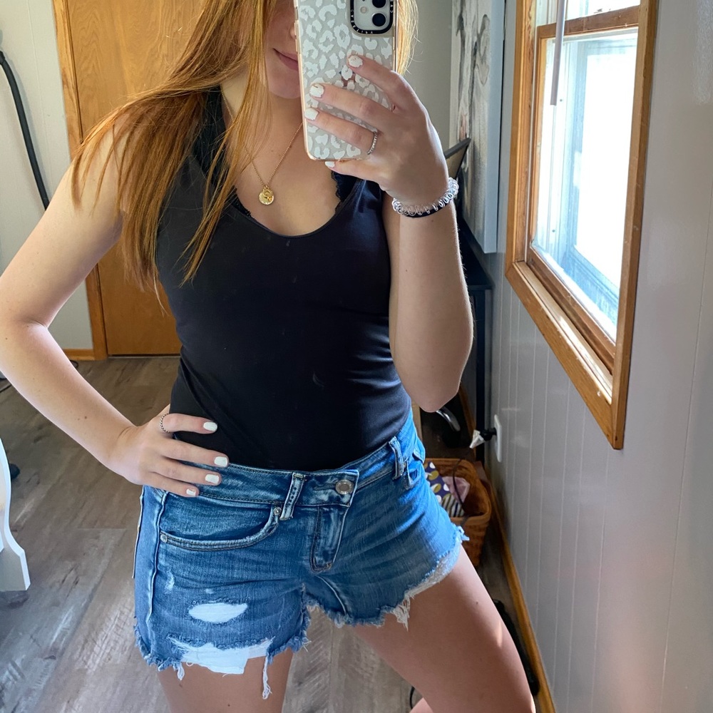 AE Stretch Denim Shorts